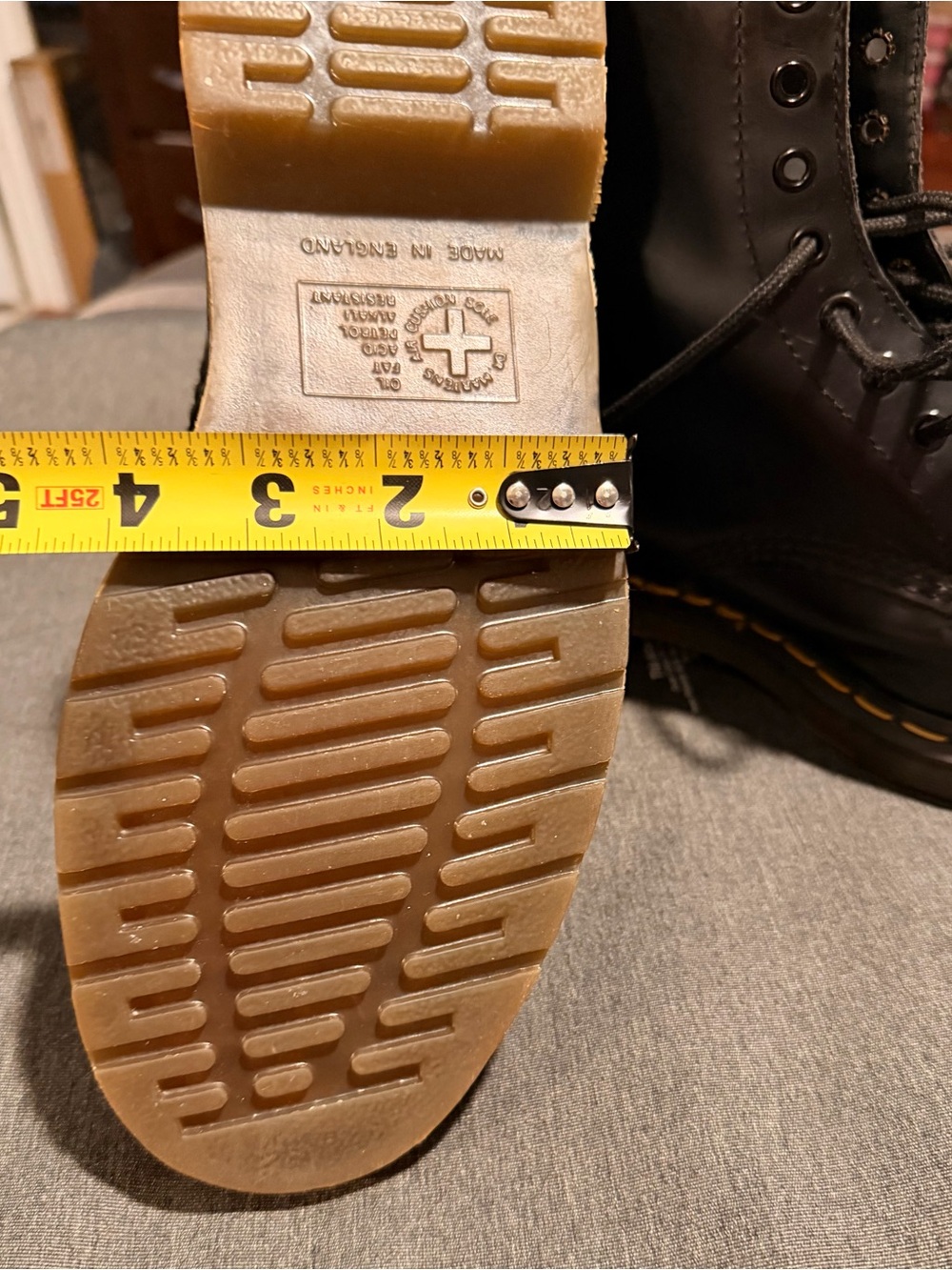Dr. Martens Made in England Black Leather boots - Picture 12 of 14